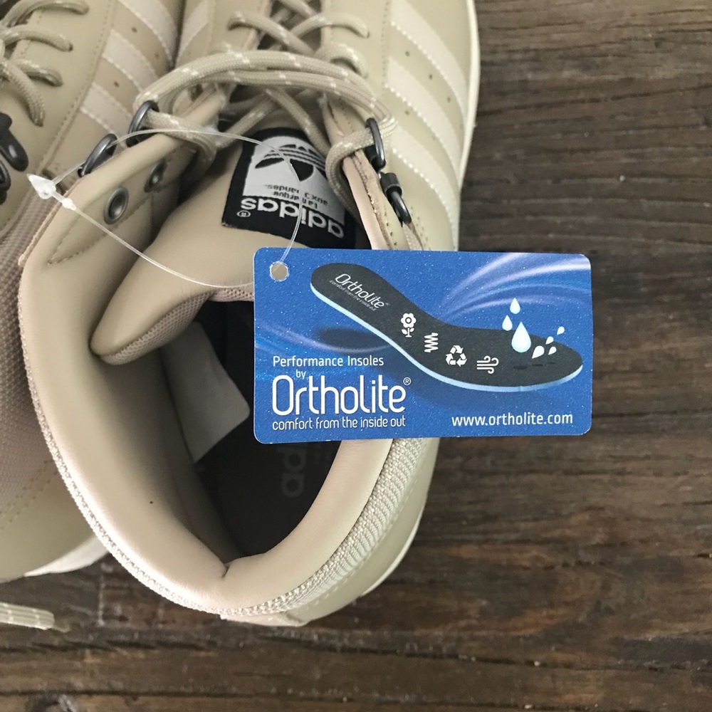 Adidas Ortholite La Marque Aux 3 Bandes Hightop - Picture 7 of 8